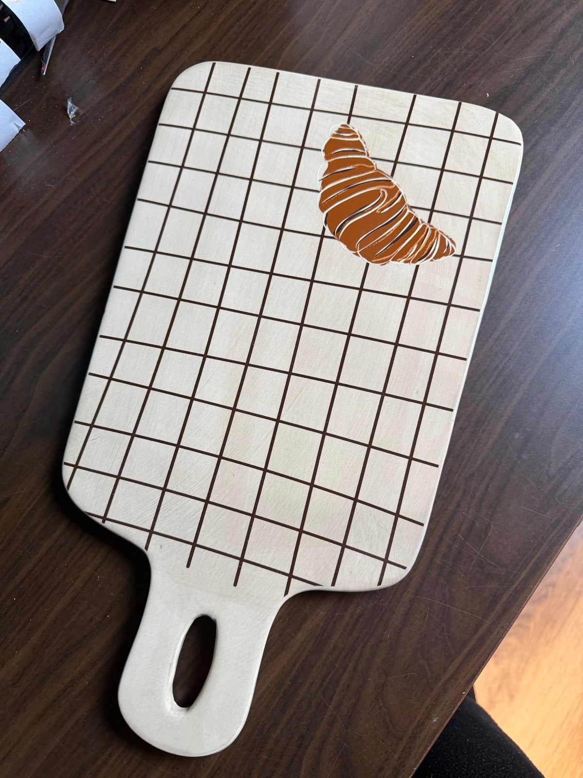 Bomont borrelplank croissant beige - Nieuw, Beige, Snij-/serveerplank, Nieuw, Ophalen of Verzenden