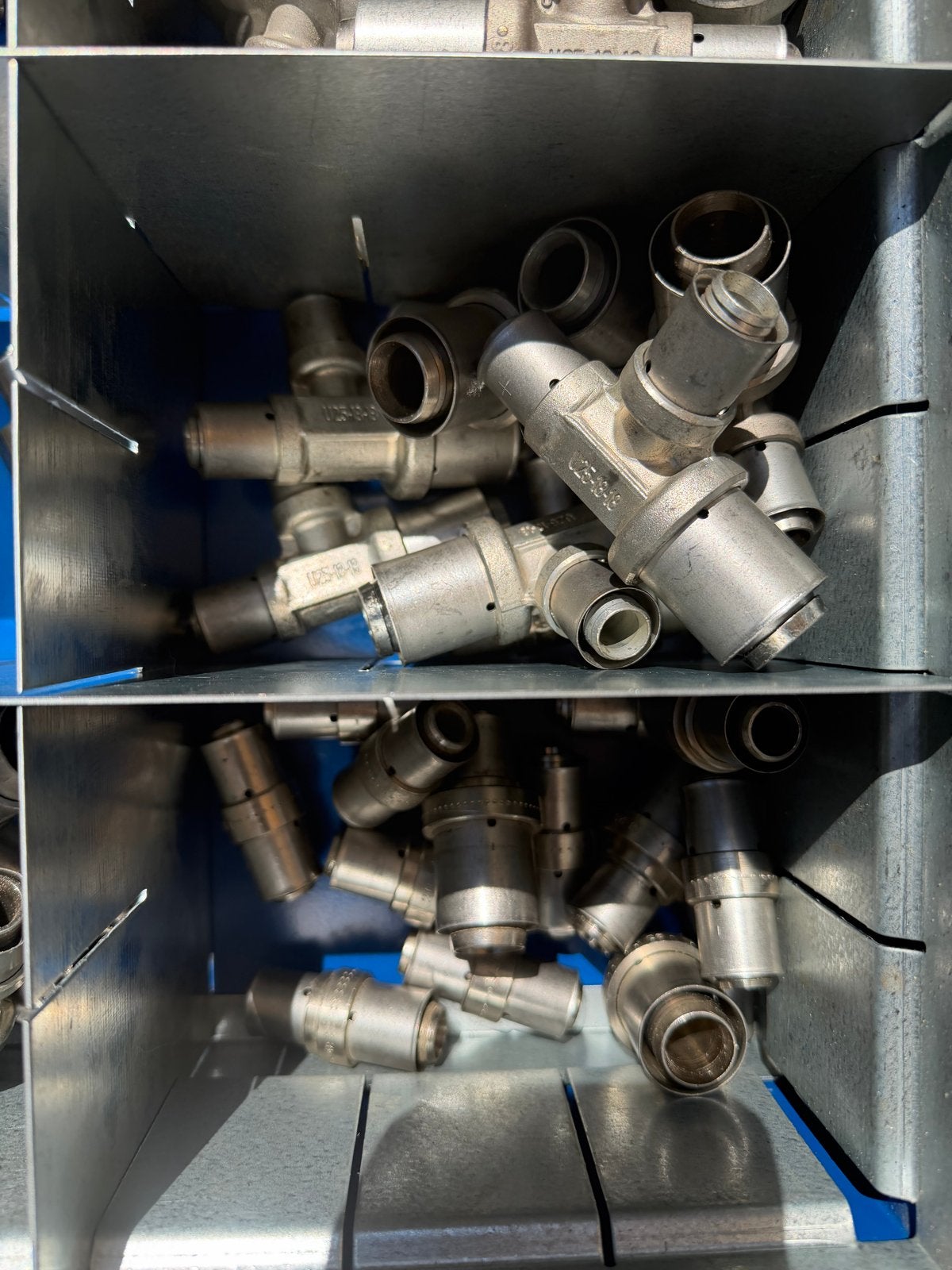 Diverse 18 mm koppelingen en buizen voor waterinstallatie, Ophalen, Overige materialen, Gebruikt, 6 meter of meer