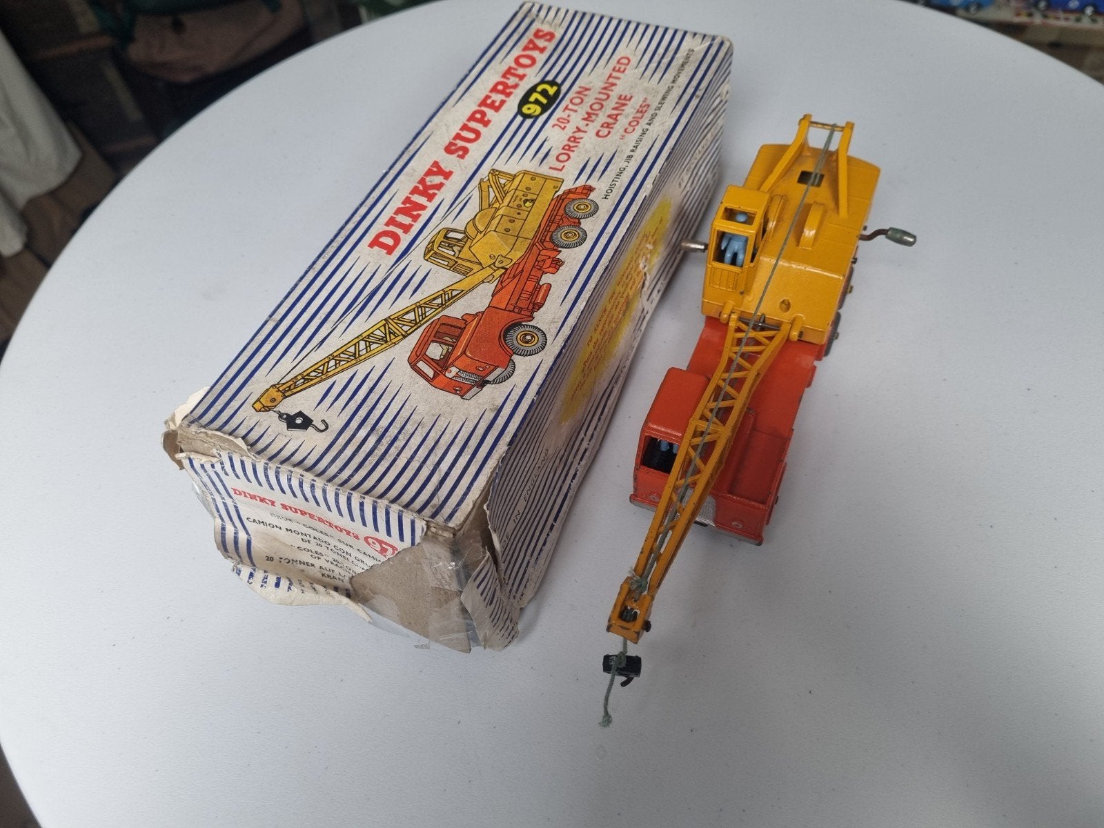 Dinky Toys Lorry Crane, Ophalen of Verzenden, Zo goed als nieuw, Tractor of Landbouw, Dinky Toys