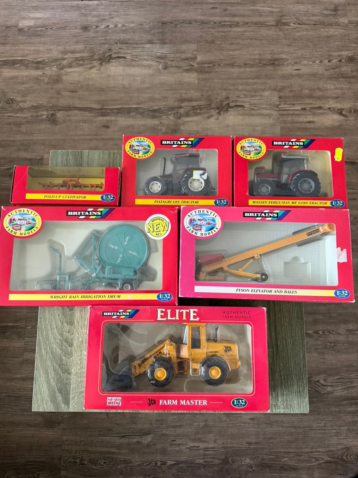 Britains fiat MF JCB Fyson cultivator, Ophalen of Verzenden, Zo goed als nieuw, Tractor of Landbouw, Britains