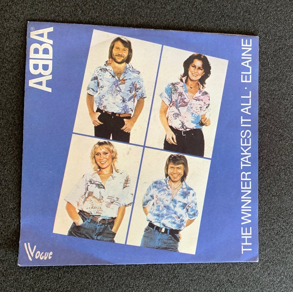abba - the winner takes it all, 7 inch, Ophalen of Verzenden, Zo goed als nieuw, Pop