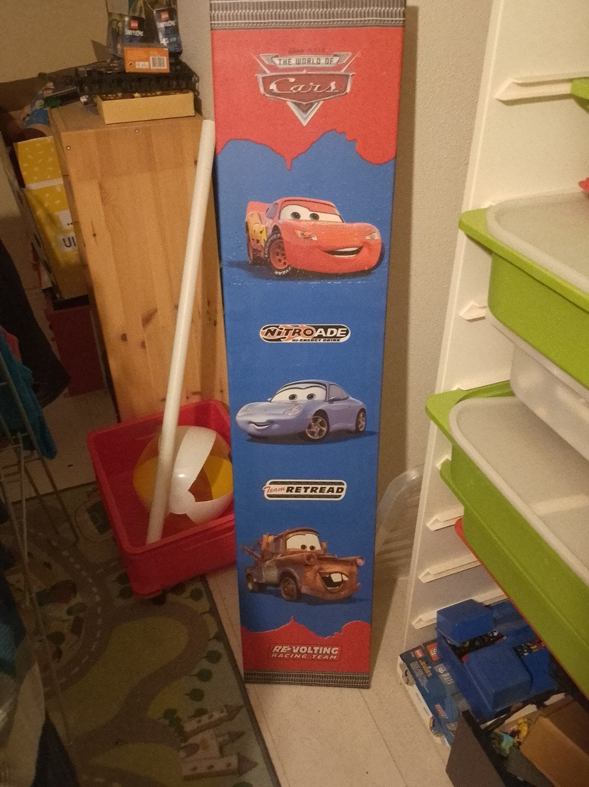 Disney cars plank poster/ schilderij, Ophalen of Verzenden