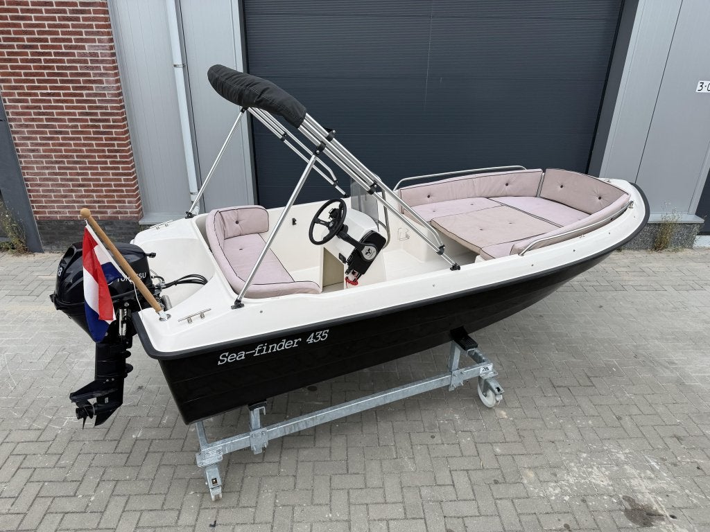 Nette Seafinder 435 Sloep 2020 incl. tohatsu 9,8PK 4-takt, Overige merken, 4 m, Biminitop, Seafinder