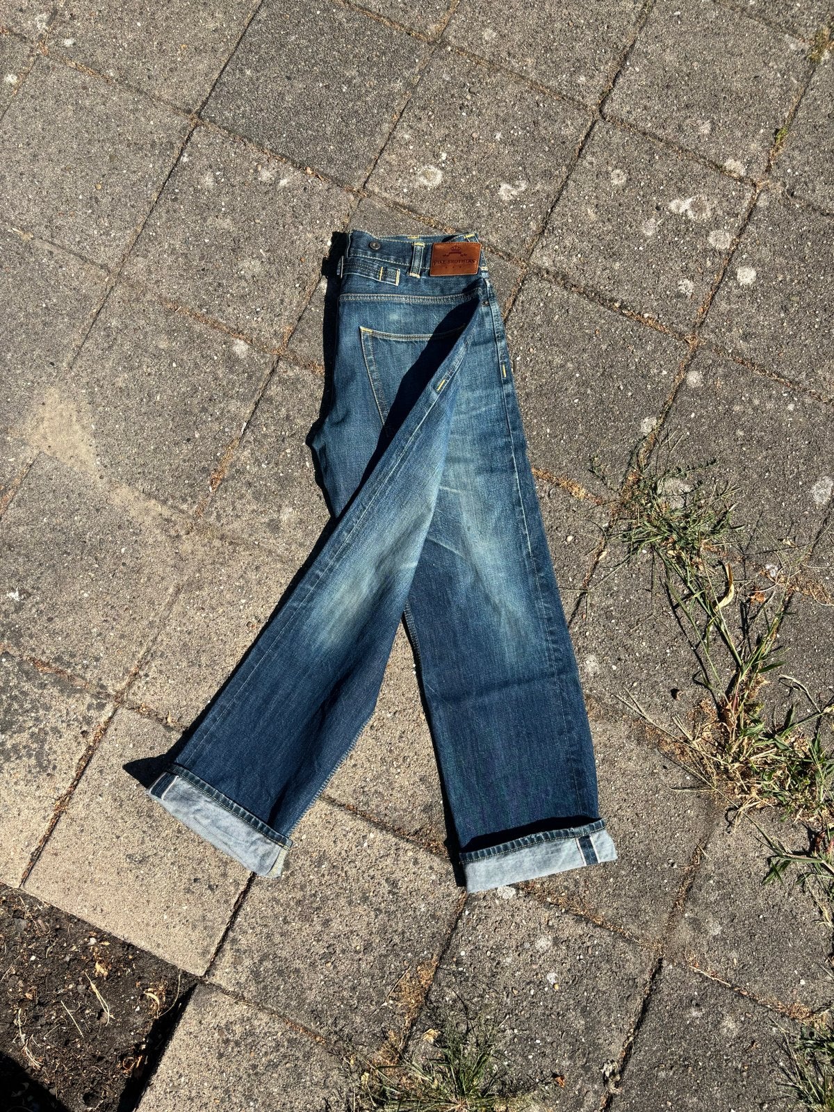 Pike Brothers Roamer Selvedge Raw Denim -W34/L34, Kleding | Heren, Spijkerbroeken en Jeans, Verzenden, Gedragen, Blauw, W33 - W34 (confectie 48/50)