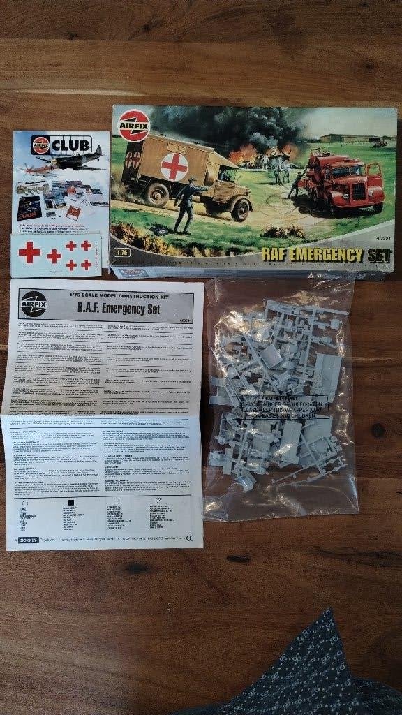 Airfix RAF Emergency Set - Modelbouw kit, 1:50 of kleiner, Overige typen, Ophalen of Verzenden, Zo goed als nieuw