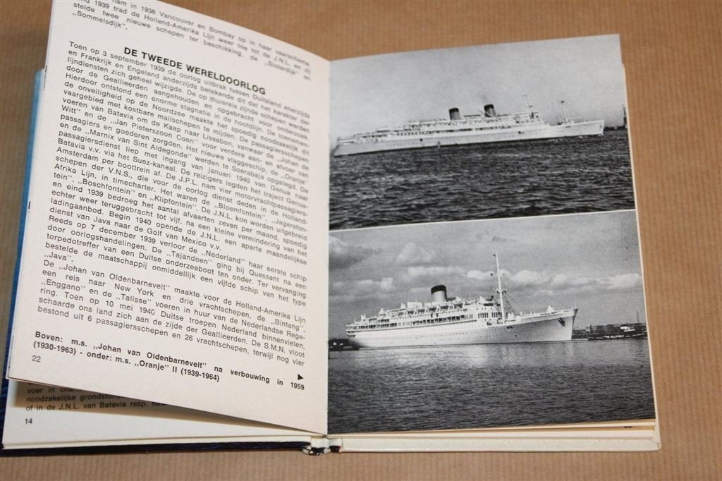 De Schepen van de \'Nederland\' — 100 Jaar Scheepvaart 1970, Ophalen of Verzenden, Gelezen