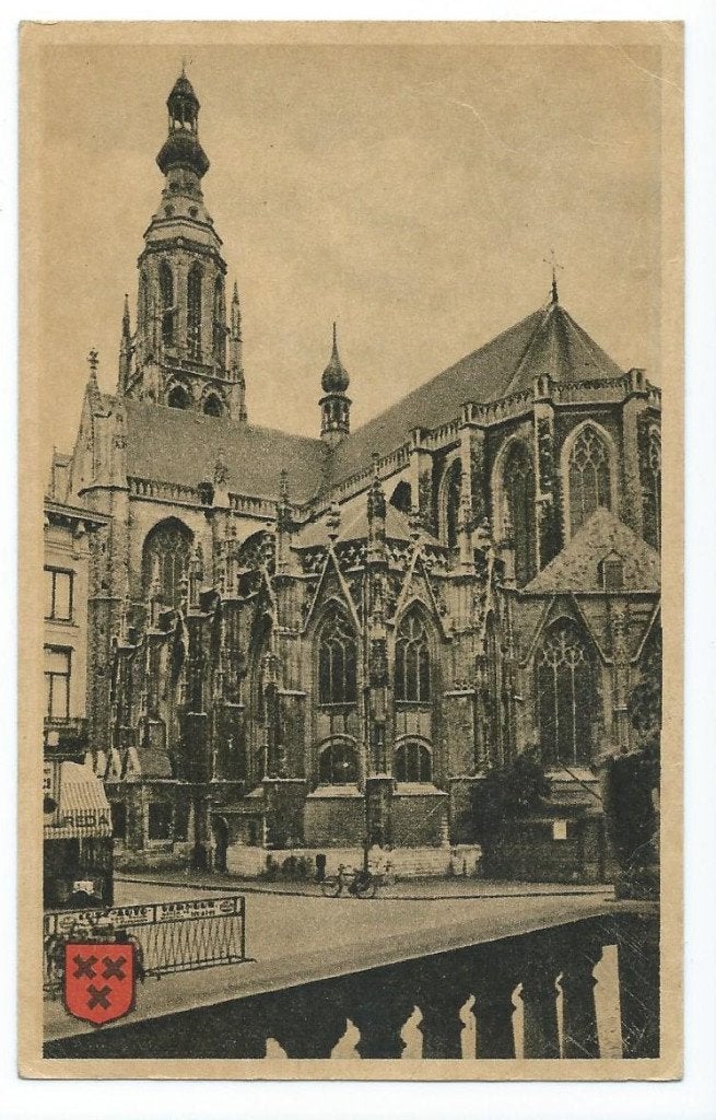 Ansichtkaart BREDA   Groote Kerk, Verzenden, Voor 1920, Gelopen, Noord-Brabant