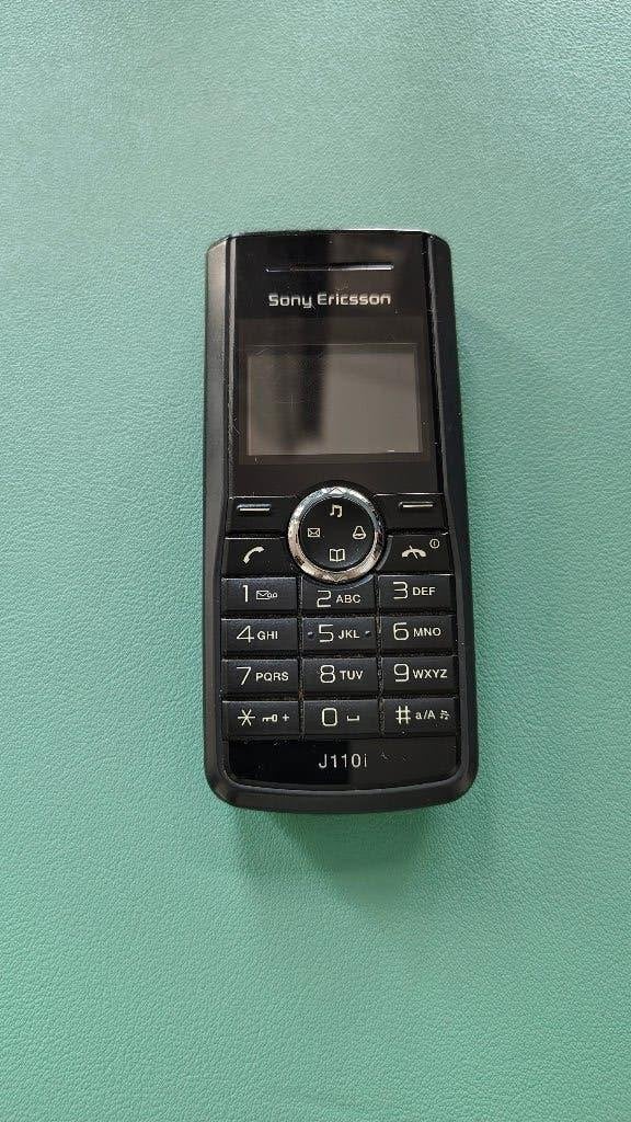 Sony Ericsson J110i - 'dumbphone' / 'burner' simlockvrij, Ophalen, Gebruikt, Geen camera, Zwart
