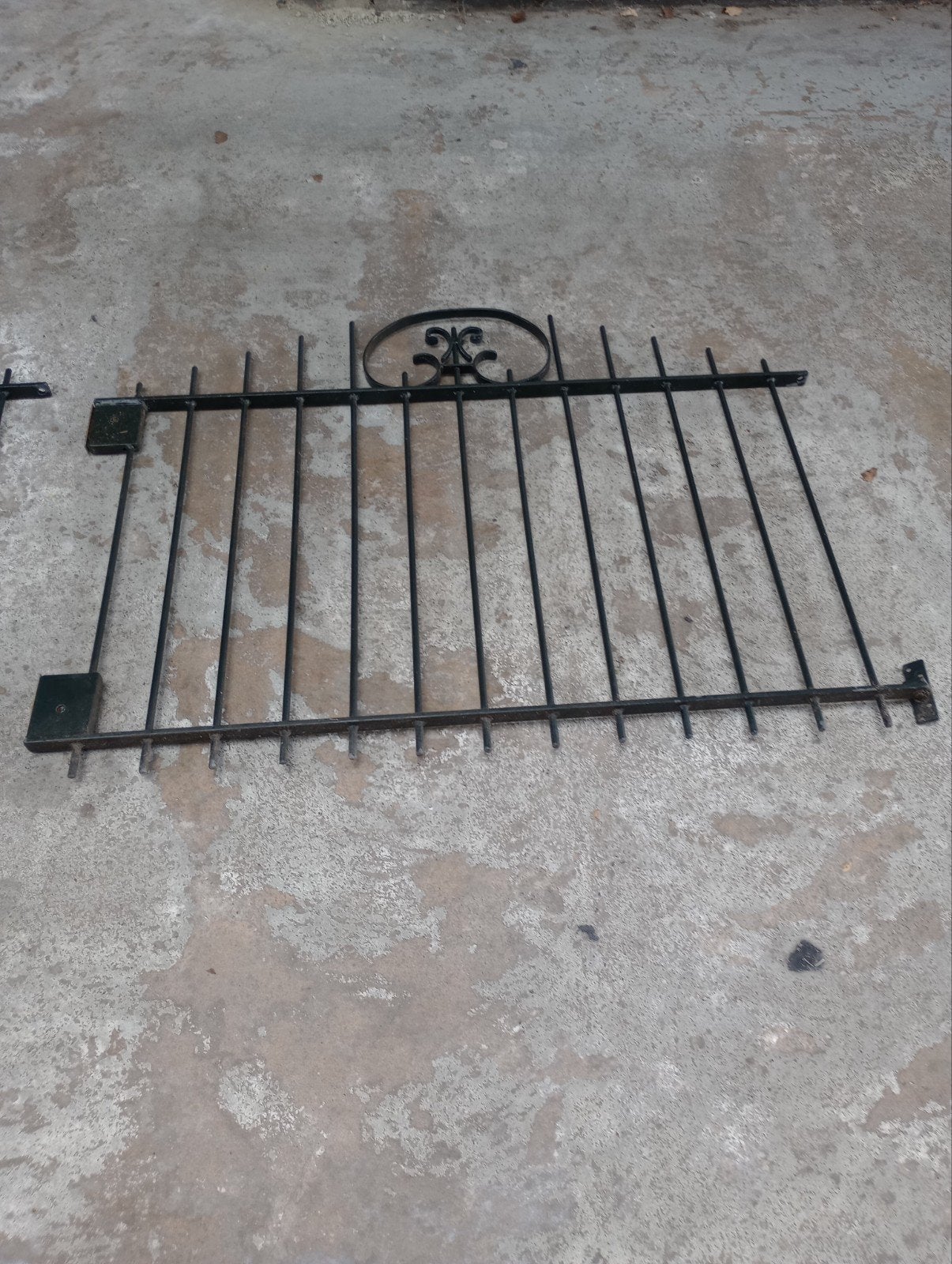 tuinhek,sierwerk gegalvaniseerd,groen gecoat,, Tuin en Terras, Ophalen, IJzer