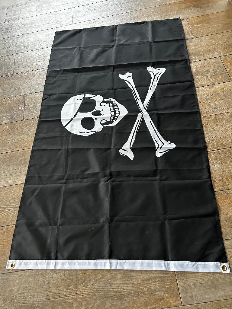 Vlag piraat, Ophalen of Verzenden, Zo goed als nieuw