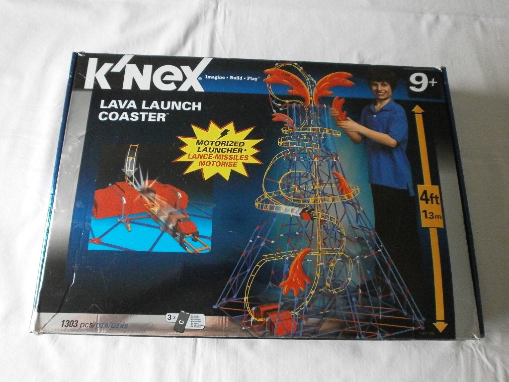 Knex Lava Launch Coaster, Kinderen en Baby's, Speelgoed | Bouwstenen, Ophalen of Verzenden, Gebruikt, K'nex