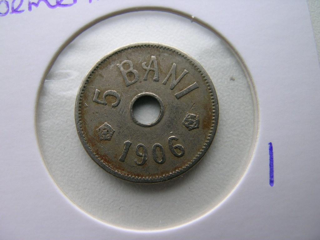 5 Bani 1906 Roemenie, Ophalen of Verzenden, Overige landen, Losse munt