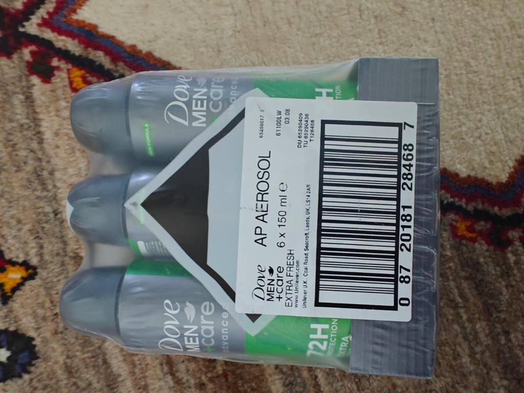 6 stuks Dove Men+Care Deodorant Extra Fresh 72H Protection, Ophalen of Verzenden, Nieuw, Deodorant of Bodyspray