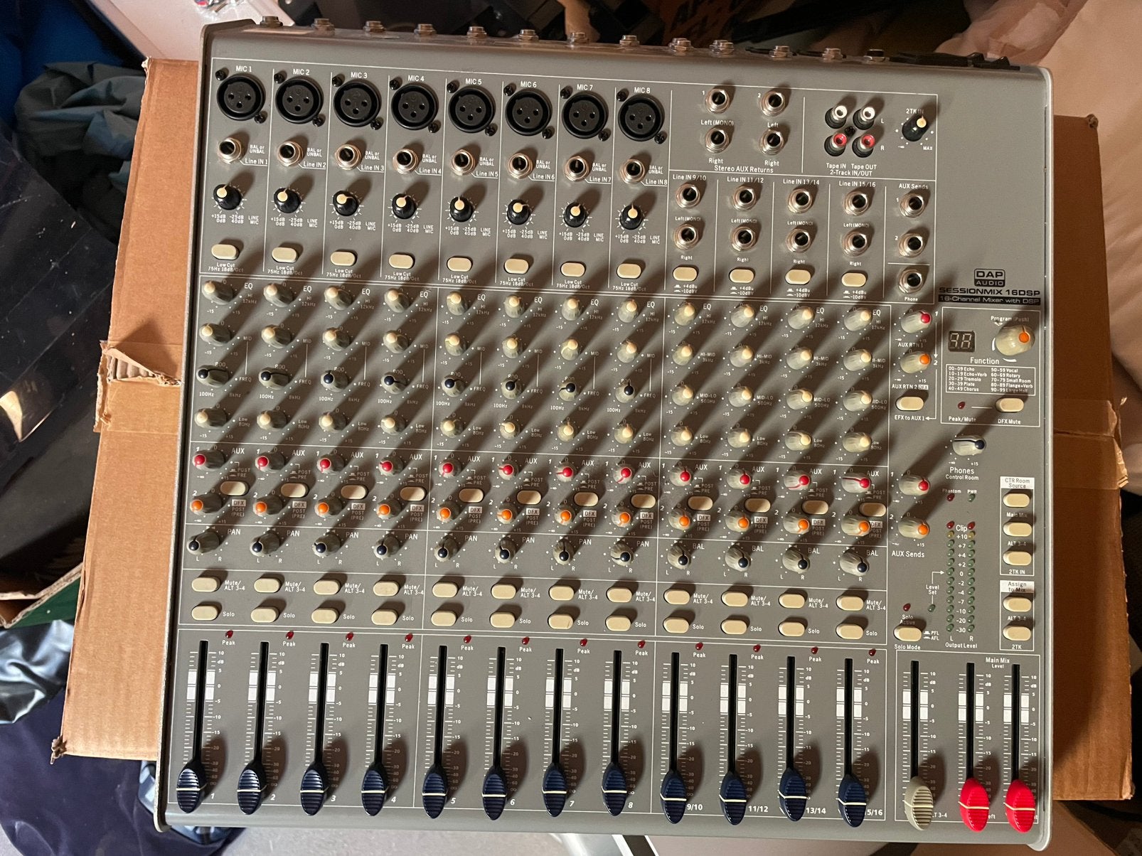 Mengpaneel - DAP SessionMix 16 DSP, Muziek en Instrumenten, Mengpanelen, Ophalen, Zo goed als nieuw