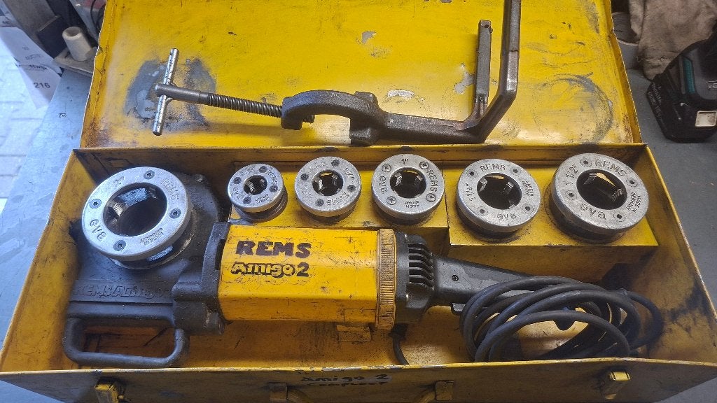 Rems Amigo 2 Electrishce draadsnijmachine draadsnijder tap, ,, Ophalen of Verzenden, Zo goed als nieuw, ,