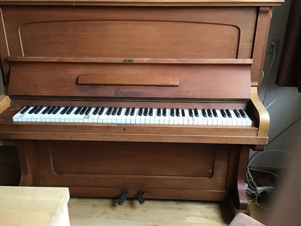 Thurmer piano, Ophalen, Gebruikt, Bruin, Piano