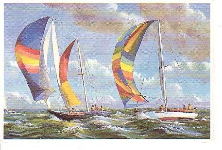 Ansichtkaart 	Zeilschip, Verzenden, 1980 tot heden, Gelopen, Voertuig