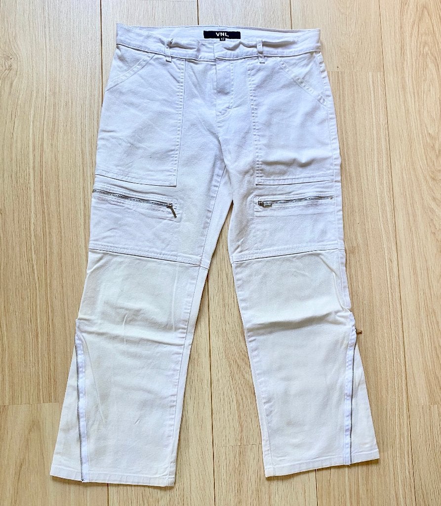 Witte VNL broek met ritsdetails - Maat 42, Kleding | Dames, VNL, Wit, Maat 42/44 (L), Ophalen of Verzenden