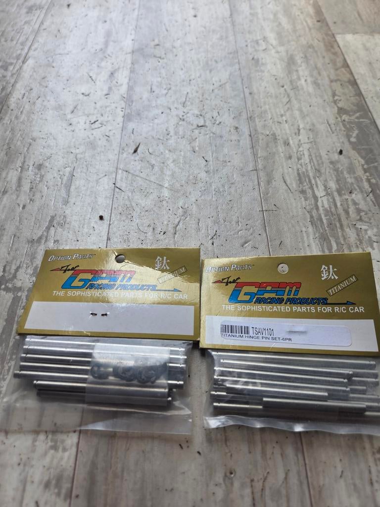 Titanium Hinge Pin Set voor HPI Savage XL RC Auto, Overige merken, Auto, Groter dan 1:32, Nieuw