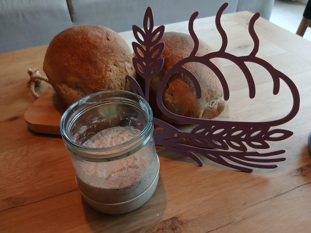 Zuurdesem starter speltmeel desemstarter, Ophalen