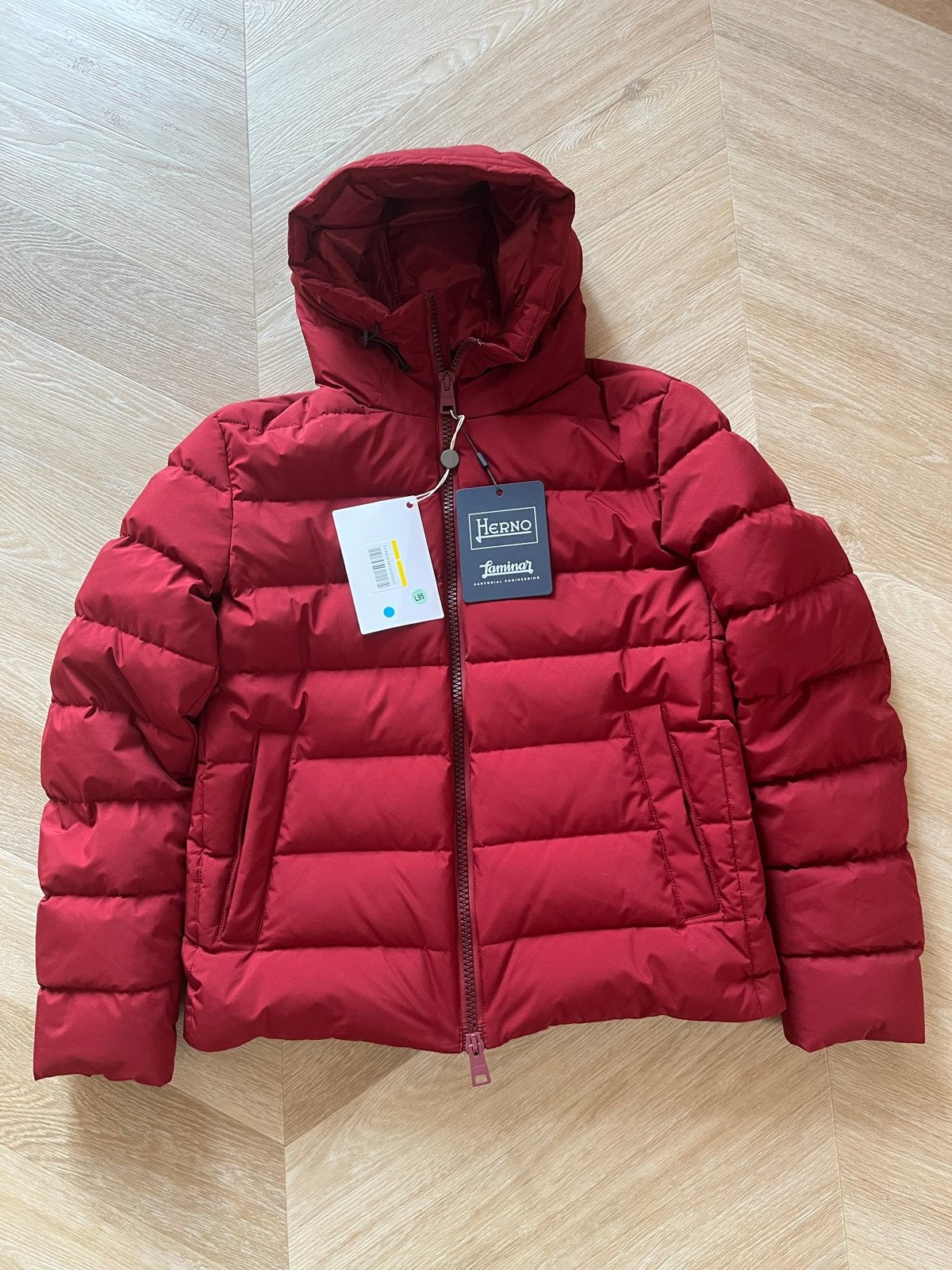Herno Laminar Gore-Tex Infinium Windstopper donsjack, Kleding | Heren, Ophalen of Verzenden, Nieuw, Rood