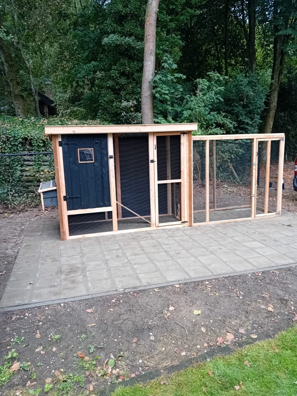 Hoge Barnevelder met ren, 230+200m lang, Ophalen of Verzenden, Nieuw, Kippenhok of Kippenren