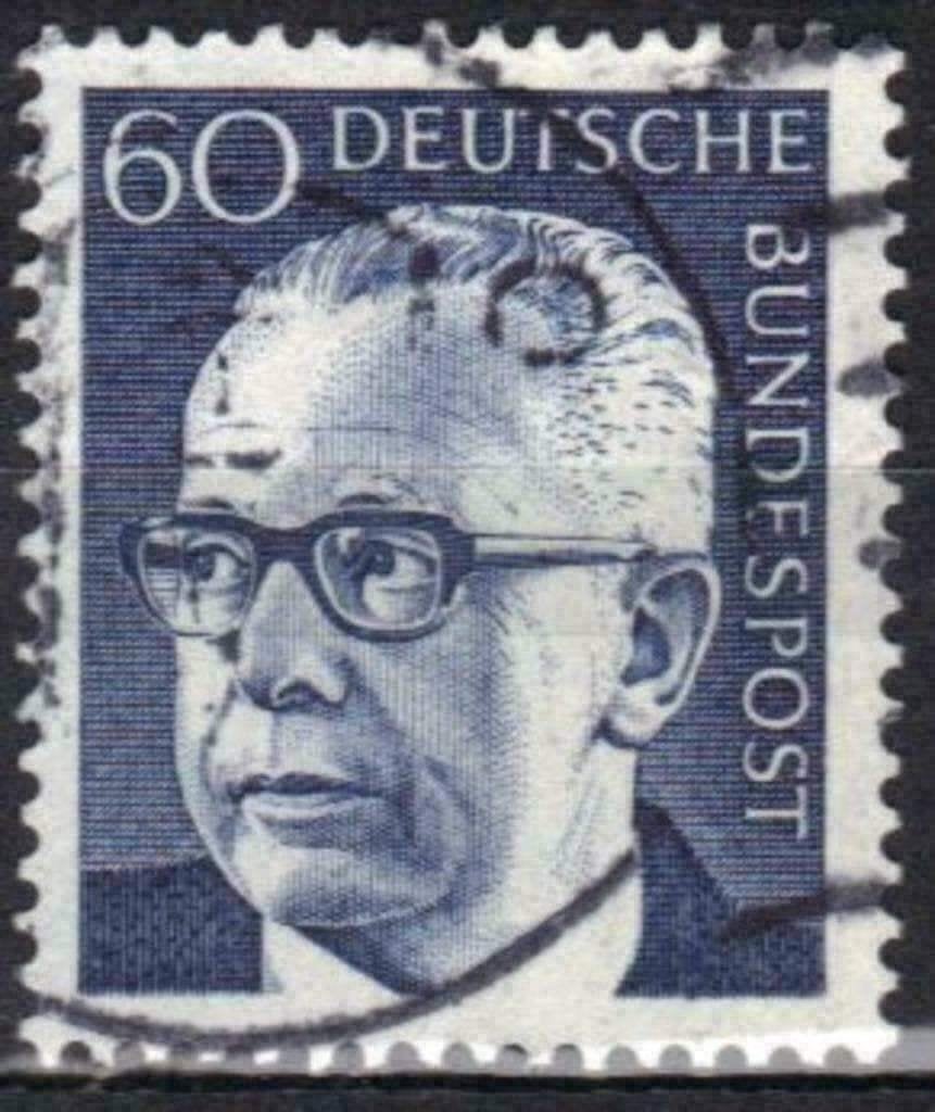 Duitsland Bundespost 1970-1972 - Yvert 512 - Heinemann (ST), Verzenden, BRD, Gestempeld
