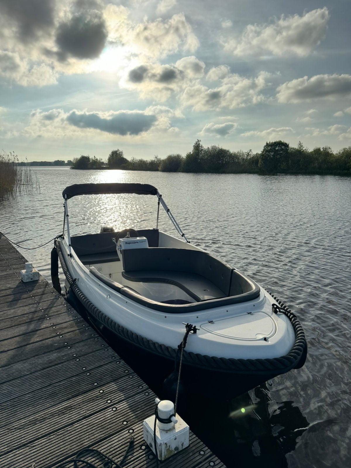 Topcraft 484 Grande sloep met 2022 Suzuki 9.9PK en trailer, Ophalen, Gebruikt, Topcraft, Rondzit