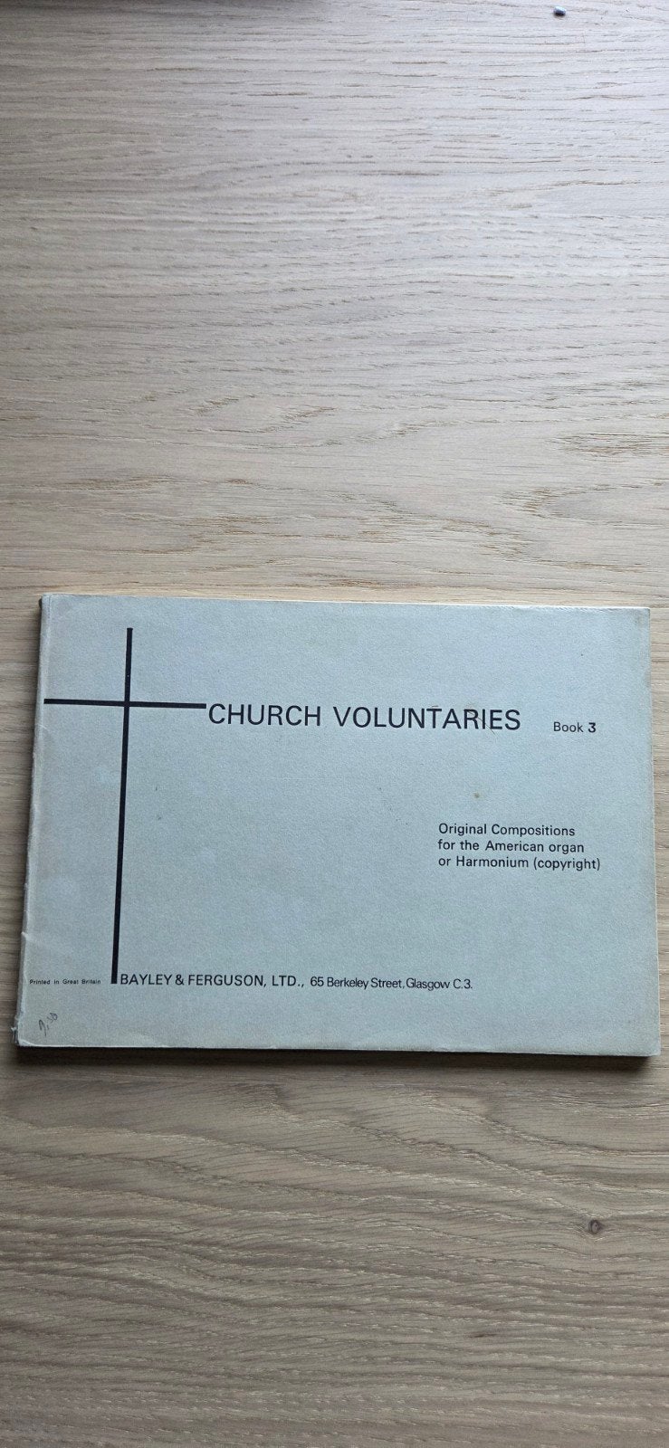 Church Voluntaries Boek 3 - Orgel/Harmonium bladmuziek, Gebruikt, Klassiek, Overige instrumenten, Ophalen of Verzenden
