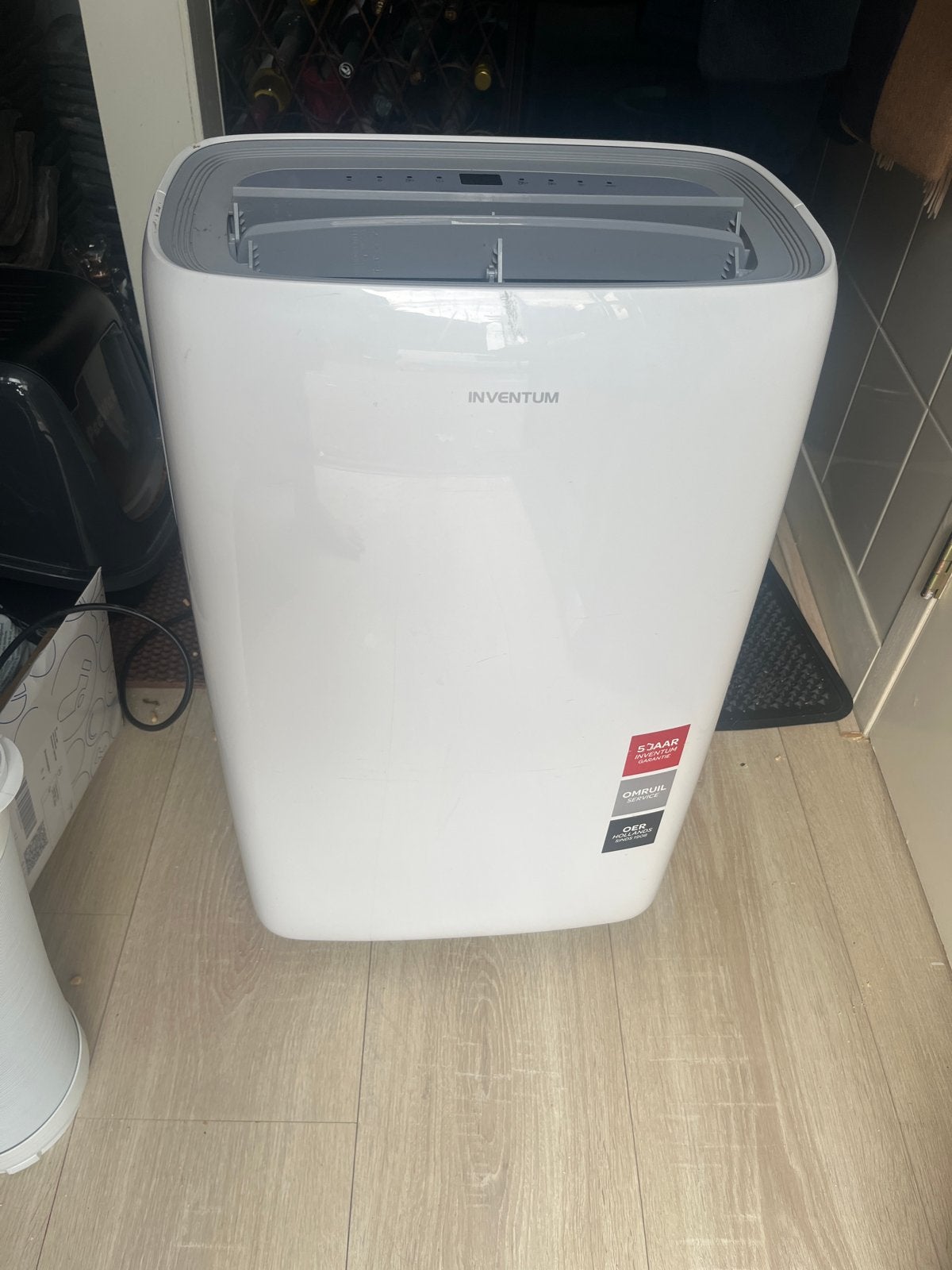 Inventum Mobiele Airco AC905W - Energieklasse A, Ophalen, Gebruikt, Minder dan 60 m³, 3 snelheden of meer