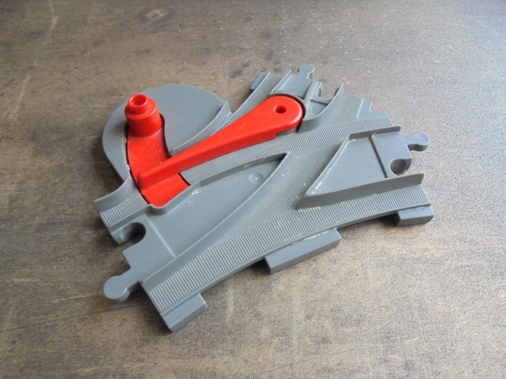 Lego Duplo Train Track Switcher (zie foto's) 6, Ophalen of Verzenden, Gebruikt, Losse stenen, Duplo