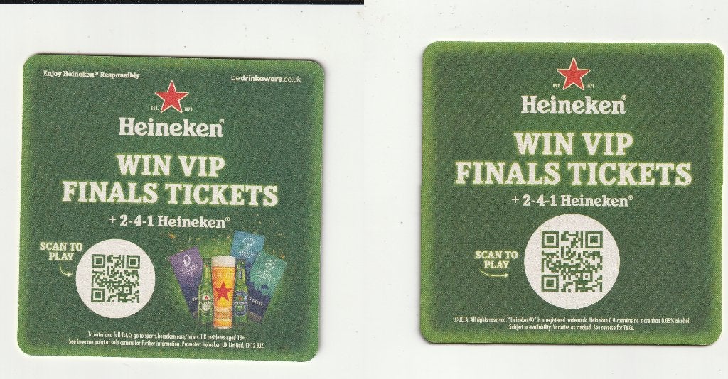1 AMSTERDAM - HEINEKEN BIERVILTJE (03428), Ophalen of Verzenden, Nieuw, Viltje(s), Heineken