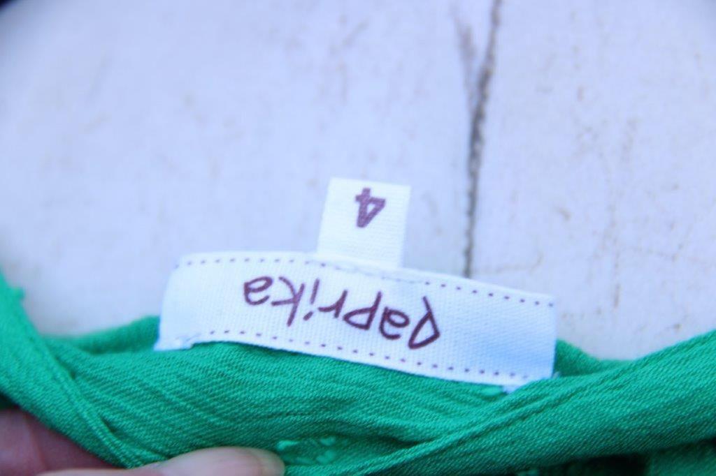 Tuniek groen Paprika mt 4 (50) Vaste prijs, Blouse of Tuniek, Ophalen of Verzenden, Zo goed als nieuw, Paprika