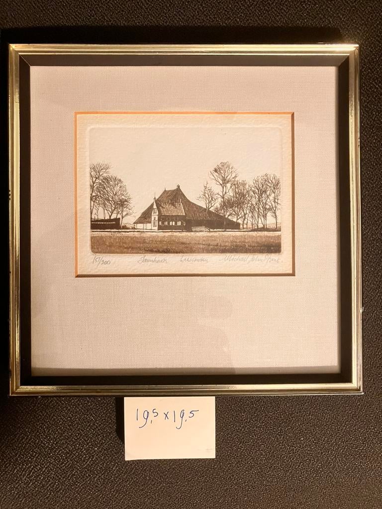 Ets Michael John Hunt - boerderij farmhouse 151/200, Ophalen of Verzenden