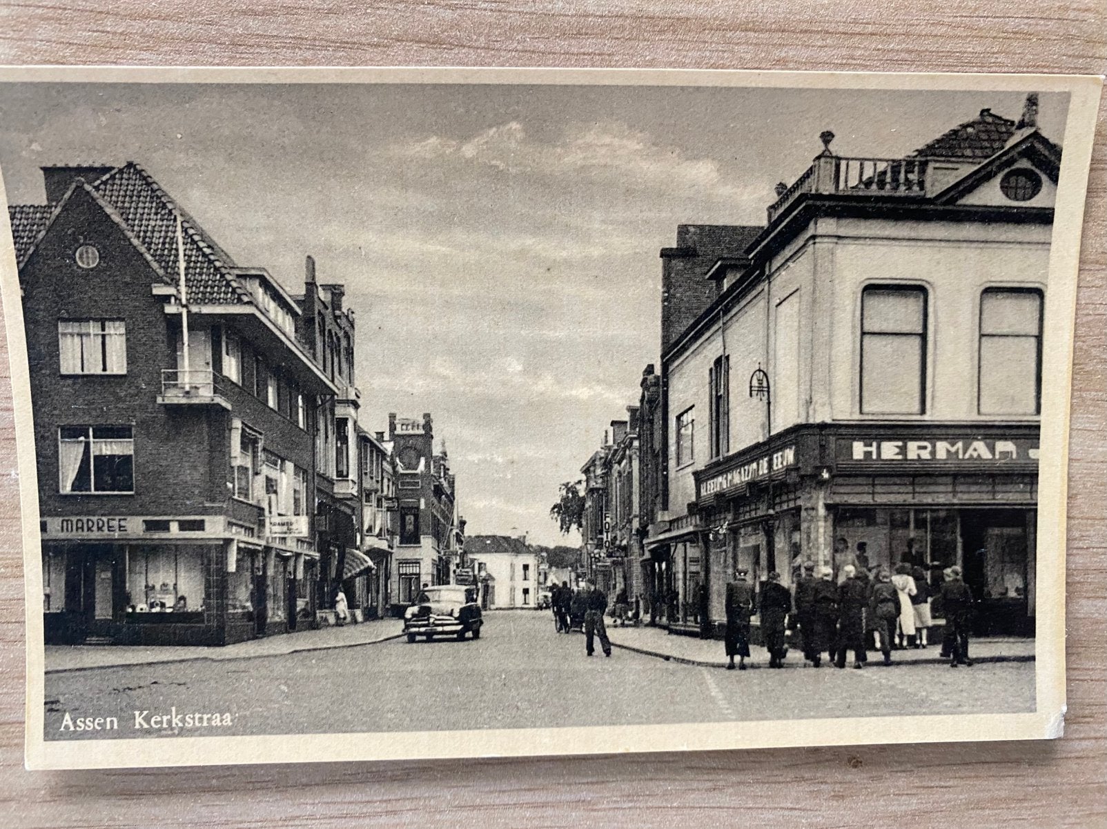 Ansichtkaarten Assen Kerkstraat, Verzamelen, Ansichtkaarten | Nederland, Ophalen of Verzenden, Drenthe