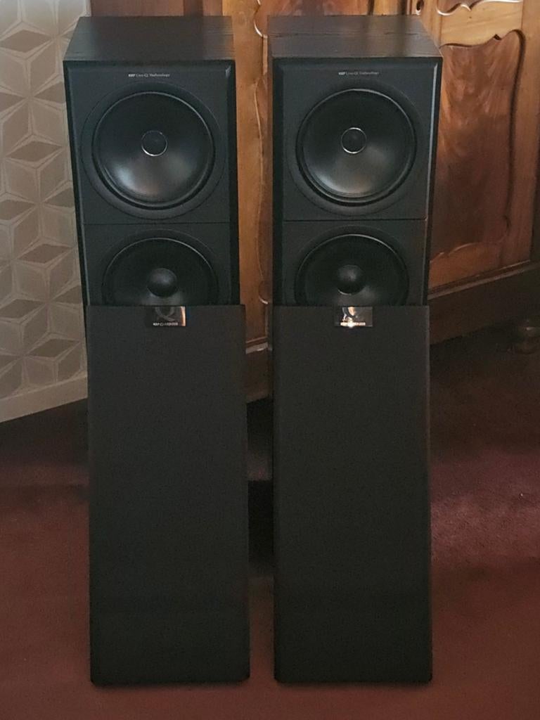 KEF Q90 Q-90 boxen 150w i.z.g.st. vintage, Overige merken, Ophalen of Verzenden, Zo goed als nieuw, 120 watt of meer