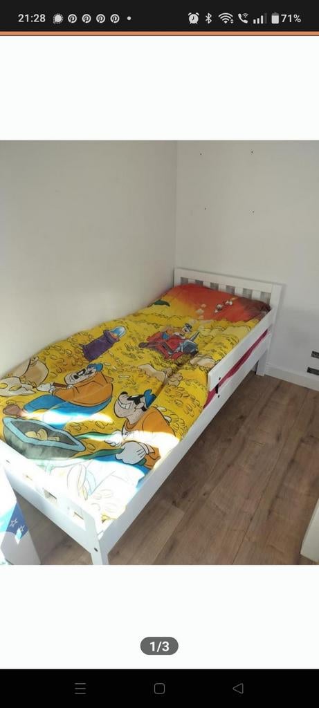 GRATIS peuterbed 70x160cm, Gebruikt, 70 tot 85 cm, 180 cm of meer, Ophalen