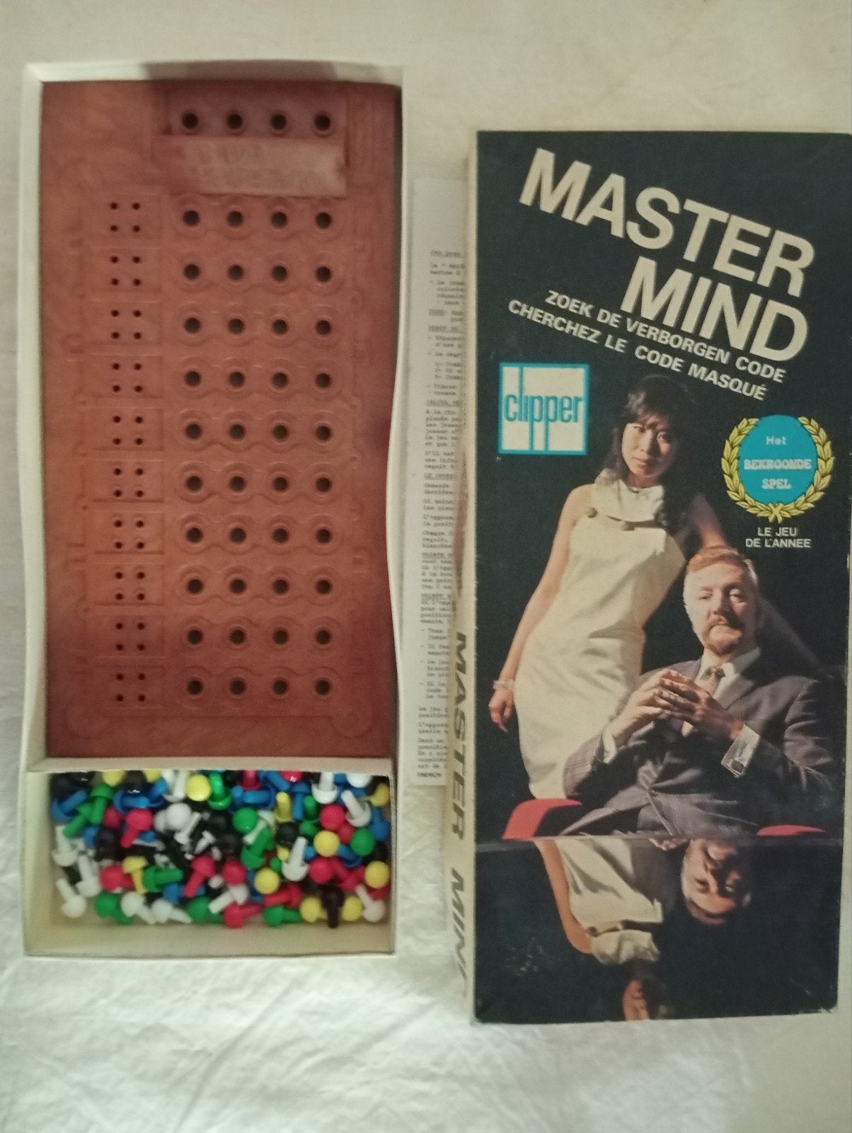 vintage gezelschapsspel MASTER MIND uit 1972, Ophalen of Verzenden