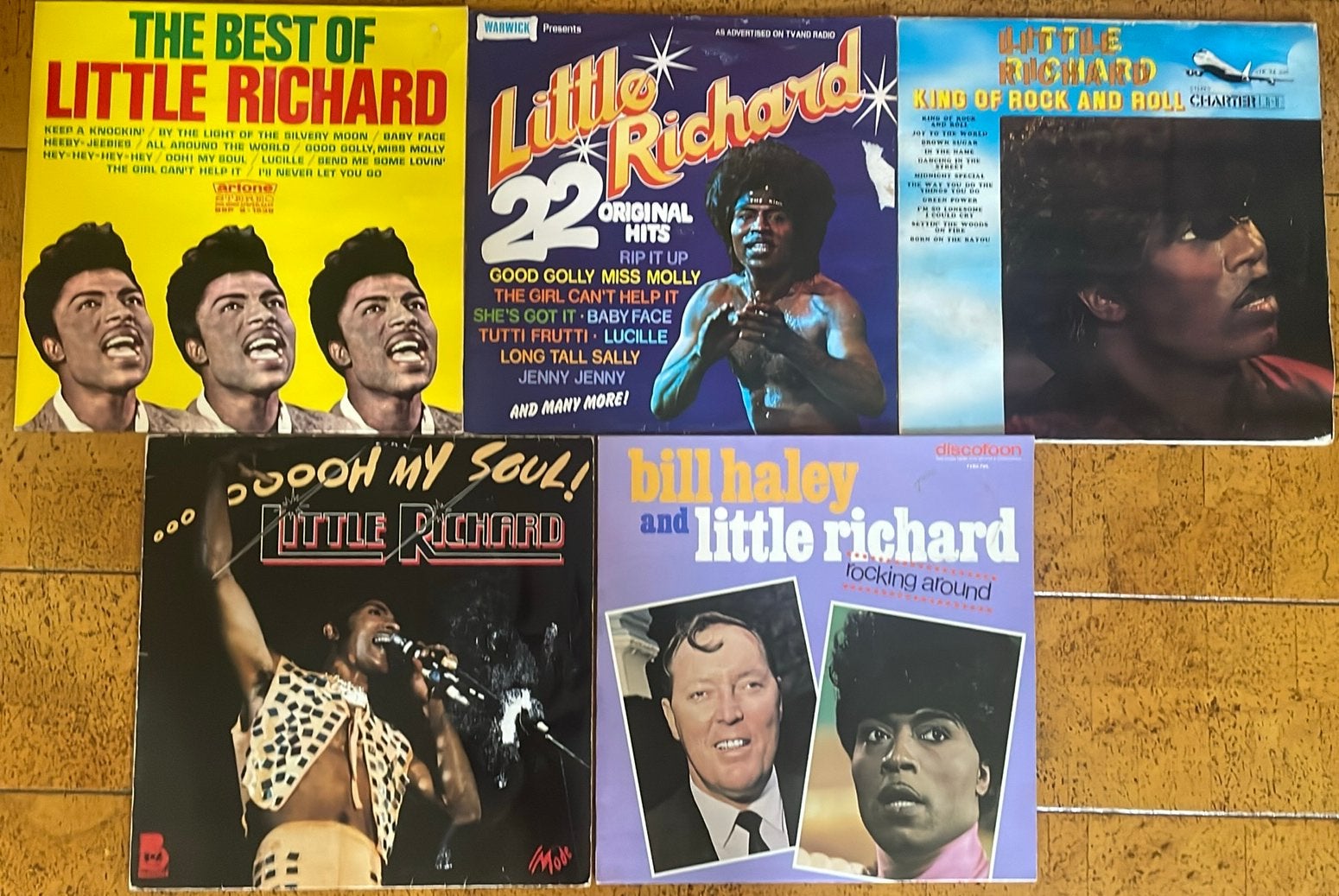 5 LP’s Little Richard, Ophalen of Verzenden, Zo goed als nieuw, LP