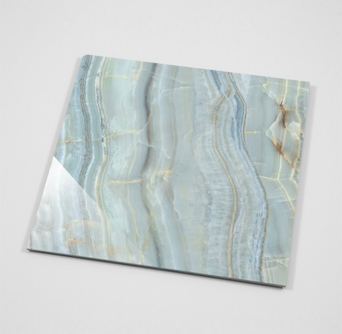 Vloertegel- Wandtegel Chroma marmer blauw gepolijst 120x120, Ophalen, 60 cm of meer, Keramiek, Nieuw
