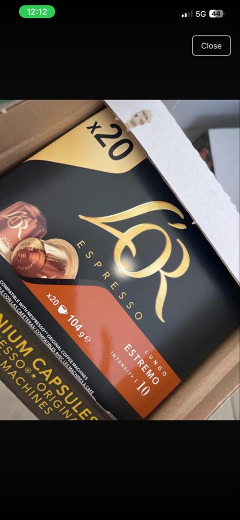 L'OR Espresso Lungo Estremo - 200 Nespresso Compatibele Cups, Diversen, Ophalen of Verzenden