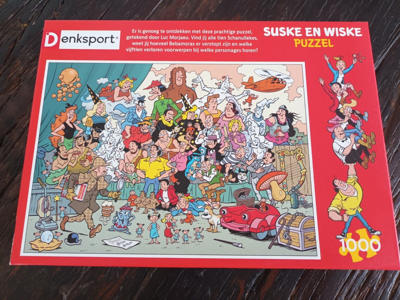 Suske en Wiske Puzzel 1000 stukjes - Denksport, Hobby en Vrije tijd, Denksport en Puzzels, Ophalen of Verzenden, 500 t/m 1500 stukjes