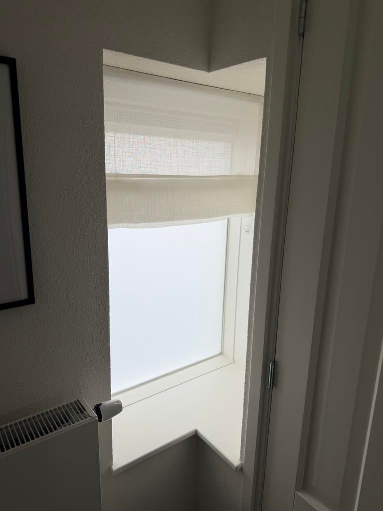 Kwantum Vouwgordijn Jennifer Off-white 71,2x110 cm, Ophalen, 100 tot 150 cm, 50 tot 100 cm, Zo goed als nieuw