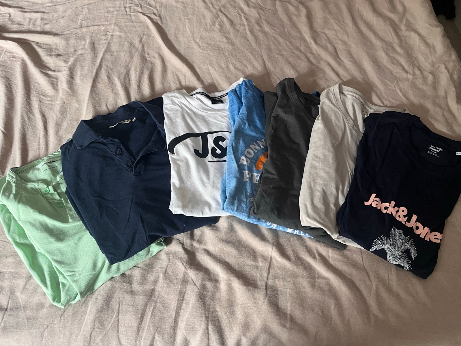 7 nette heren shirts en polo's - Maat XL, Kleding | Heren, Ophalen of Verzenden, Zo goed als nieuw, Maat 56/58 (XL), Overige kleuren