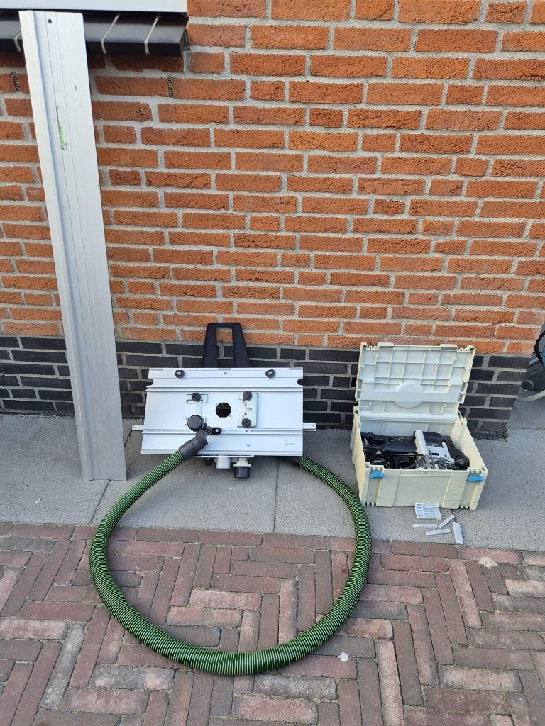 Festool - bovenfrees 1000 EB + basis 5A + FS1400 geleider, Ophalen, Zo goed als nieuw, Bovenfrees, Festool