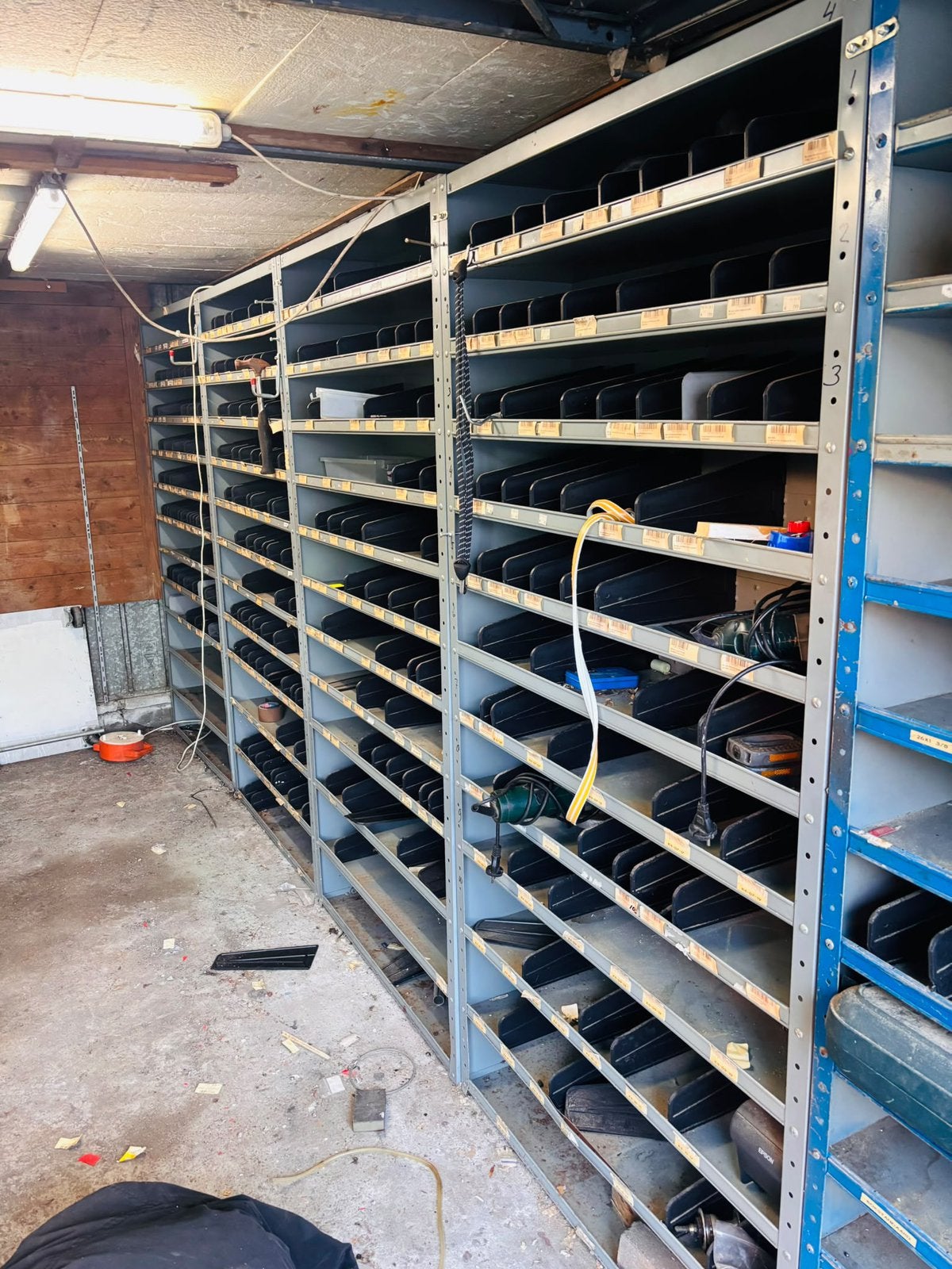 Magazijnstelling  opbergkasten 7 stuks rekken, Ophalen of Verzenden