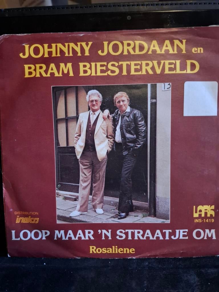 Johnny Jordaan en Bram Biesterveld -, Ophalen of Verzenden, Zo goed als nieuw, Overige formaten, Levenslied of Smartlap