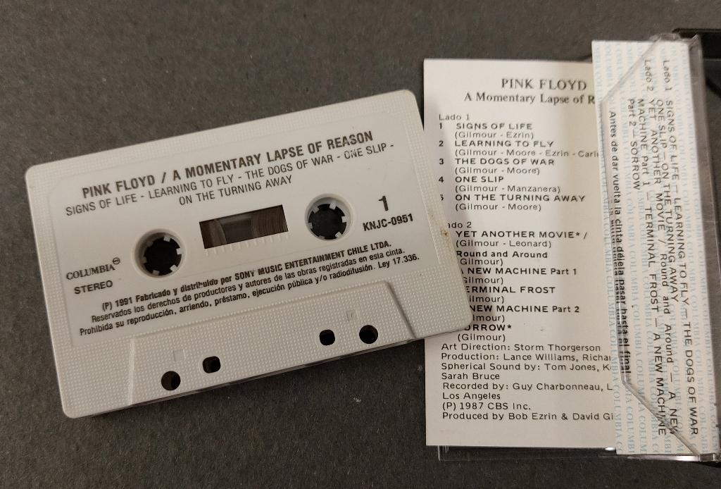 Pink Floyd Cassette uit CHILI - A Momentary Lapse Of Reason, Gebruikt, Verzenden, Onbekend, 1 bandje
