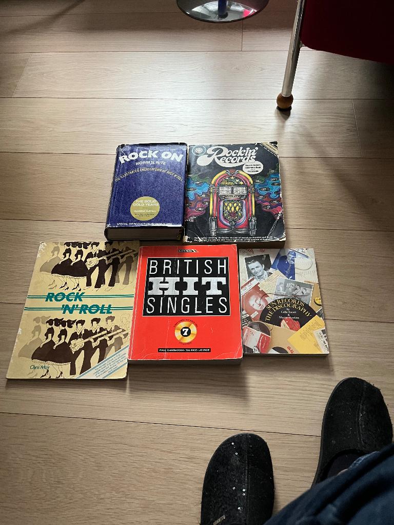 5x Rock& roll boeken, Verzamelen, Ophalen of Verzenden, Gebruikt