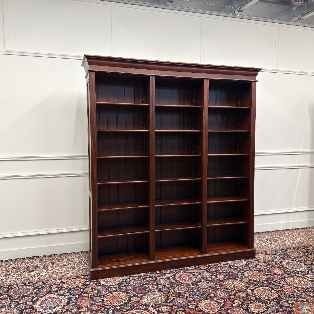 Grote Klassieke Engelse Open Boekenkast, Ophalen of Verzenden